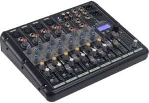 8 channel mixer with Bluetooth